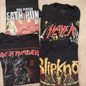 Band Graphic T-Shirts Set